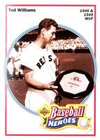 1992 Upper Deck Heroes Ted Williams #31 Ted Williams 1946 & 1949-MVP Baseball Card