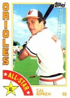 1984 Topps #400 Cal Ripken Jr. Baseball Card