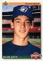1992 Upper Deck #55 Shawn Green Baseball Card