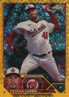 2023 Topps Chrome Update #USC70 Patrick Corbin Yellow Mini Diamond Refractor Baseball Card