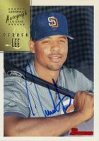 1997 Bowman Certified Autograph #CA47 Derrek Lee Baseball Card