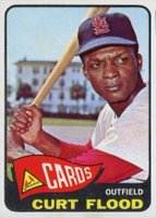 1965 Topps #415 Curt Flood Baseball Card