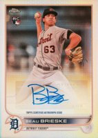 2022 Topps Chrome Update Autographs #ACBBR Beau Brieske Baseball Card