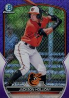 2023 Bowman Mega Box Chrome #20 Jackson Holliday Purple Baseball Card