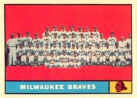 1961 Topps #463b Milwaukee Braves Team Should be Card #426 Baseball Card