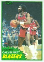 1981 Topps #85 Calvin Natt West Basketball Card