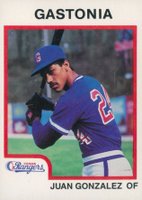 1987 Procards #1764 Juan Gonzalez Gastonia Baseball Card