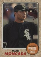 2017 Topps Heritage  #117 Yoan Moncada Rookie Baseball Card