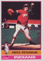 1976 Topps #255 Fritz Peterson Baseball Card