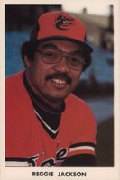 1976 Baltimore Orioles Postcards # Reggie Jackson Baseball Card