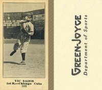 1916 Green-Joyce #152 Vic Saier Baseball Card