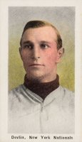 1910 Sporting Life # Art Devlin Blue Back Baseball Card