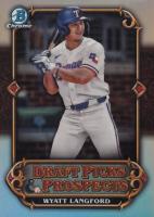 2023 Bowman Draft Draft Picks & Prospects #DPP3 Wyatt Langford Refractor Baseball Card