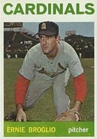 1964 Topps #59 Ernie Broglio Baseball Card
