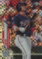 2020 Topps Chrome #12 Juan Soto X-Fractor Baseball Card
