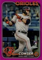 2024 Topps Chrome Update #USC154 Colton Cowser Magenta Refractor Baseball Card
