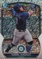 2023 Bowman Chrome Prospects #BCP213 Gabriel Gonzalez Shimmer Baseball Card