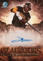 2024 Bowman Chrome Gladiators of the Diamond Autographs #GDALD Leo de Vries Baseball Card