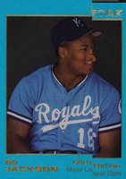 1988 Star Gold Edition #81 Bo Jackson Major League Stats Baseball Card