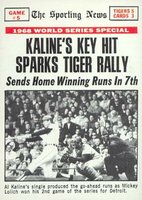 1969 Topps #166 World Series Game #5 Kaline's Key Hit Baseball Card