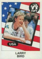 1985 Panini Supersport Italian #130 Larry Bird Basketball Card