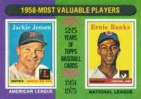 1975 Topps Mini #196 1958 MVP's Baseball Card