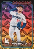2024 Topps #553 Yoshinobu Yamamoto Hot Dogs Baseball Card