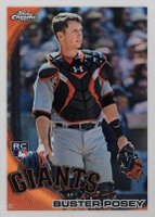 2010 Topps Chrome #221 Buster Posey Refractor Baseball Card