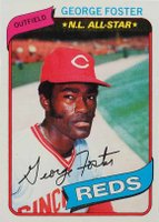 1980 Topps #400 George Foster Baseball Card