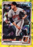 2020 Bowman Draft Chrome Sapphire Edition #BD191 Grayson Rodriguez Yellow Baseball Card
