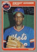 1985 Fleer #82 Dwight Gooden Baseball Card