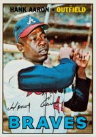 1967 Topps #250 Hank Aaron Baseball Card