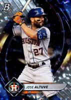 2022 Bowman Platinum #95 Jose Altuve Ice Foilboard Baseball Card