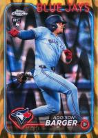 2024 Topps Chrome Update #USC159 Addison Barger Gold Raywave Baseball Card