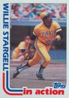 1982 Topps #716 Willie Stargell In Action Baseball Card
