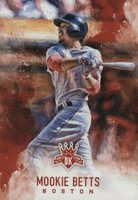 2017 Panini Diamond Kings #54 Mookie Betts Post-Swing Baseball Card