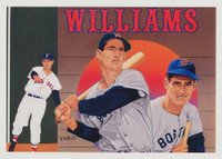 1992 Upper Deck Heroes Ted Williams #36 Ted Williams Checklist #28-36 Baseball Card
