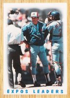 1987 Topps #381 Expos Leaders Baseball Card