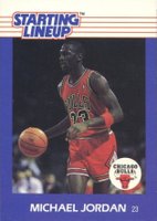 1988 Kenner Starting Lineup # Michael Jordan Basketball Card
