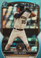 2023 Bowman Draft #BDC134 Eric Bitonti Chrome-Sky Blue Baseball Card