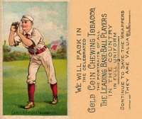 1887 Buchner Gold Coin # Patsy Cahill Baseball Card