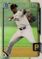 2015 Bowman Draft #137 KE'Bryan Hayes Chrome-Refractor Baseball Card