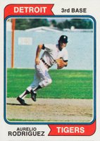 1974 Topps #72 Aurelio Rodriguez Baseball Card
