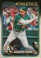2024 Topps #244 Tyler Soderstrom Rainbow Foil Baseball Card
