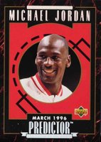 1995 Upper Deck Predictor Player of Month #R4 Michael Jordan Basketball Card