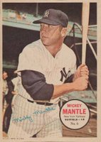1967 Topps Pin-Ups #6 Mickey Mantle Baseball Card