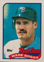 1989 Topps Tiffany #600 Wade Boggs Baseball Card