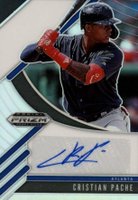 2020 Panini Prizm Draft Picks Autographs #ACP Cristian Pache Baseball Card