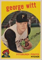 1959 Topps #110 George Witt Baseball Card
