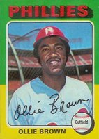 1975 Topps #596 Ollie Brown Baseball Card